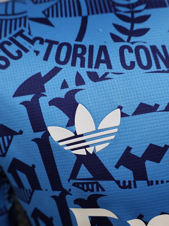 Maillot de football bleu édition spéciale ARS 25-26, version joueur