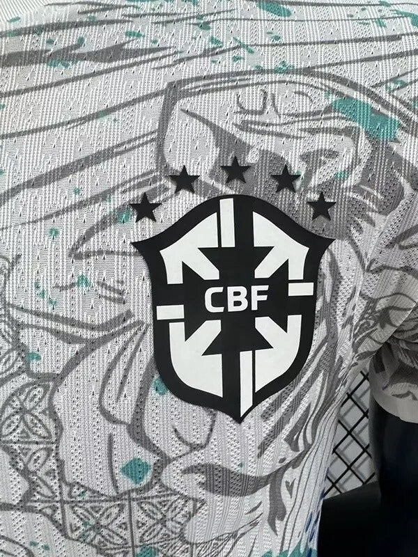 Maillot de football Brésil gris bleu édition spéciale 25-26