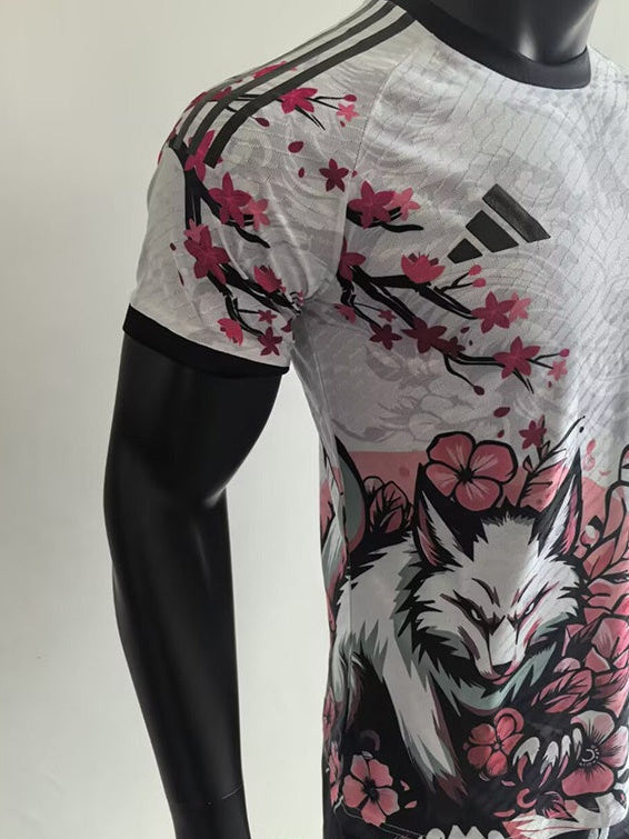 Maillot de football blanc édition spéciale joueur Japon 25-26
