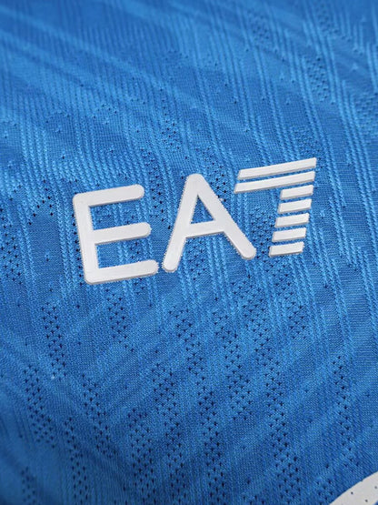 Maillots d'entraînement bleus Napoli 24-25, version joueur