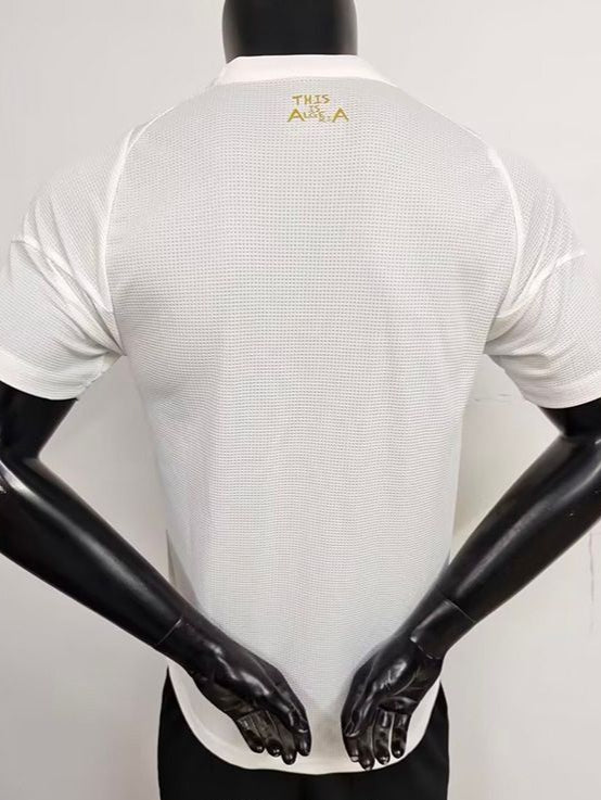 Maillot d'entraînement Algérie Blanc Édition Spéciale Joueur 24-25 #35