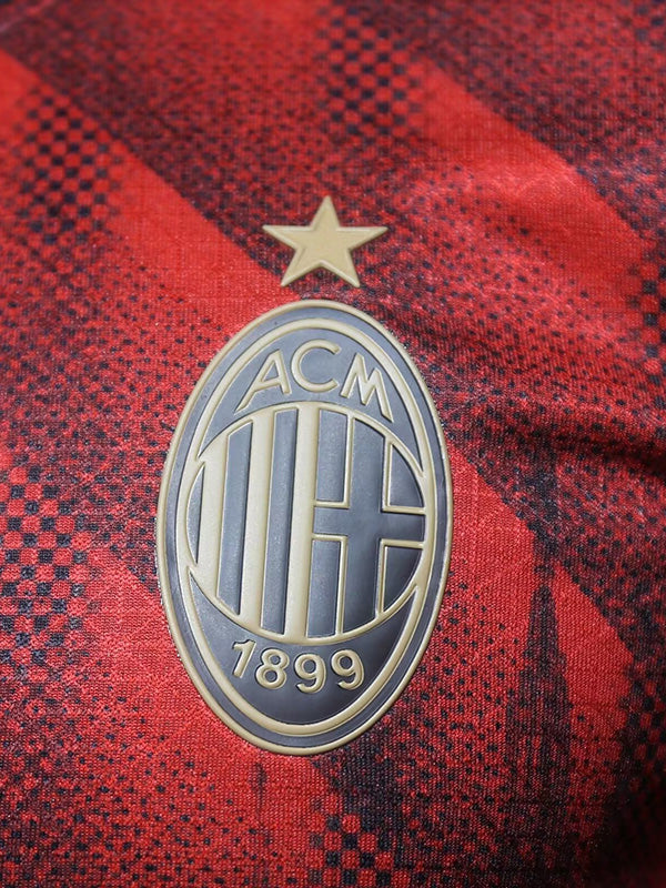 Maillot de football ACM rouge édition spéciale 24-25, version joueur