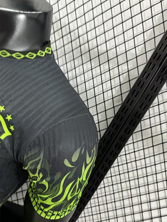 Maillot de football Brésil édition spéciale noir et vert 25-26