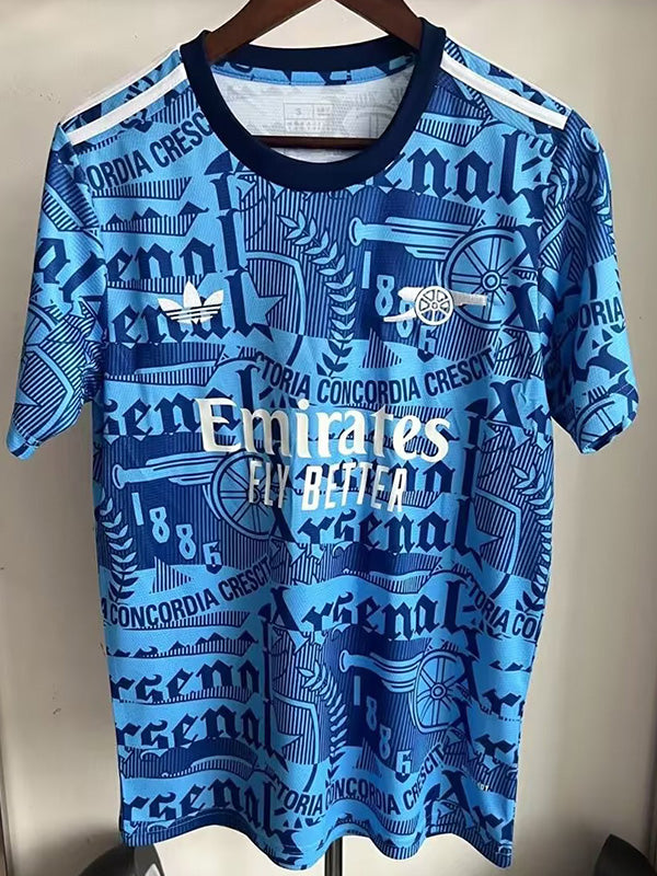 Maillot de football bleu édition spéciale ARS 25-26, version joueur