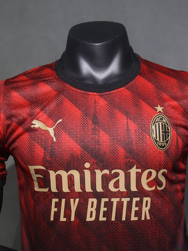 Maillot de football ACM rouge édition spéciale 24-25, version joueur