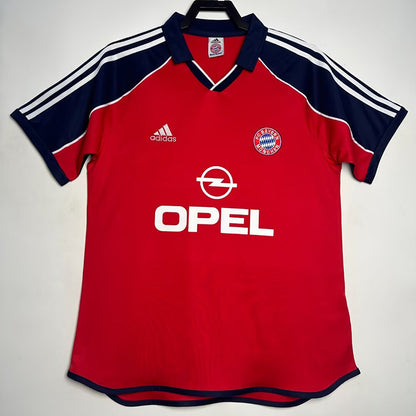 Maillot de football rétro domicile du Bayern Munich 2000-2001