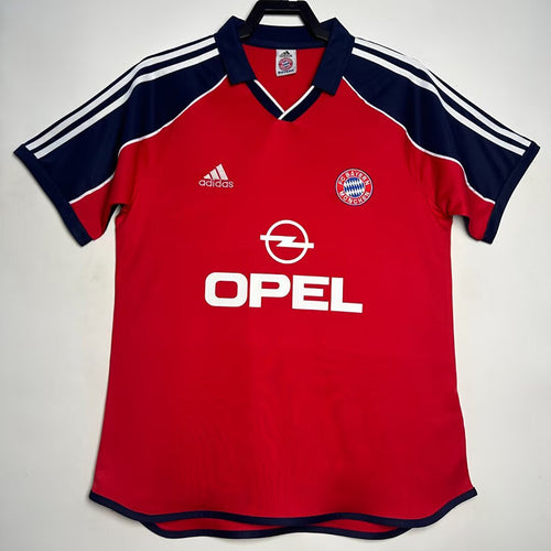 Maillot de football rétro domicile du Bayern Munich 2000-2001