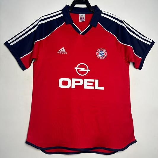 Maillot de football rétro domicile du Bayern Munich 2000-2001