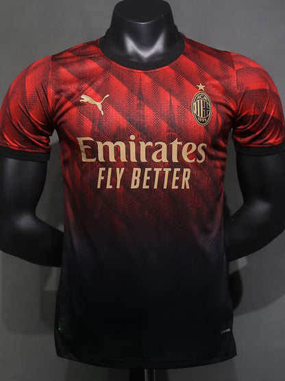Maillot de football ACM rouge édition spéciale 24-25, version joueur