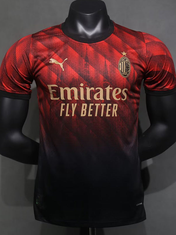 Maillot de football ACM rouge édition spéciale 24-25, version joueur