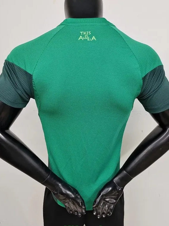 Maillot d'entraînement vert Algérie 25-26, version joueur, n° A38