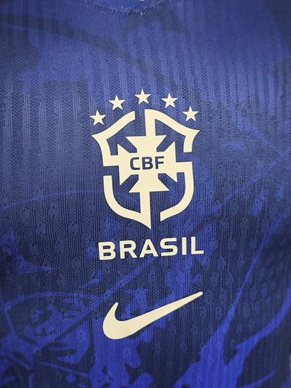 Maillot de football Brésil bleu noir édition spéciale 24-25