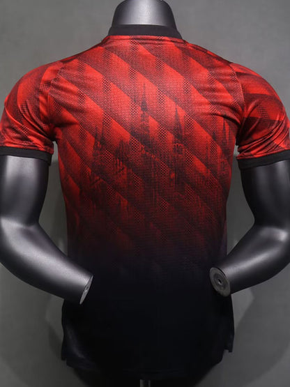 Maillot de football ACM rouge édition spéciale 24-25, version joueur