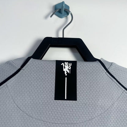 Maillot de gardien de but rétro gris de Manchester United 2007-2008