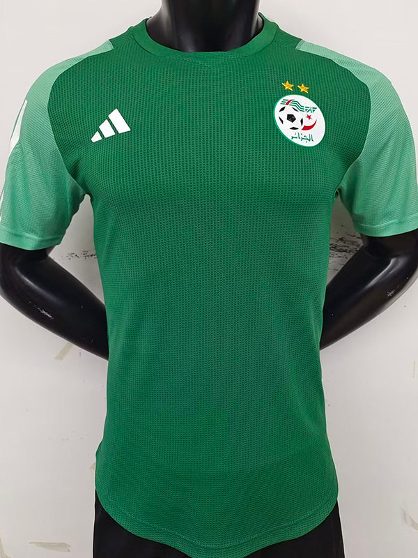 Maillot d'entraînement vert Algérie 25-26, version joueur, n° A38