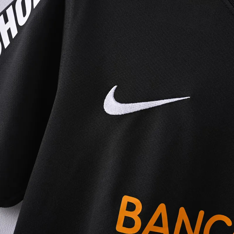 Maillot de football rétro noir Santos FC 2012-2013