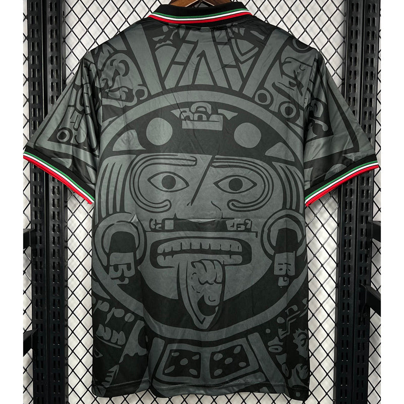Maillot de football rétro noir du Mexique 1998