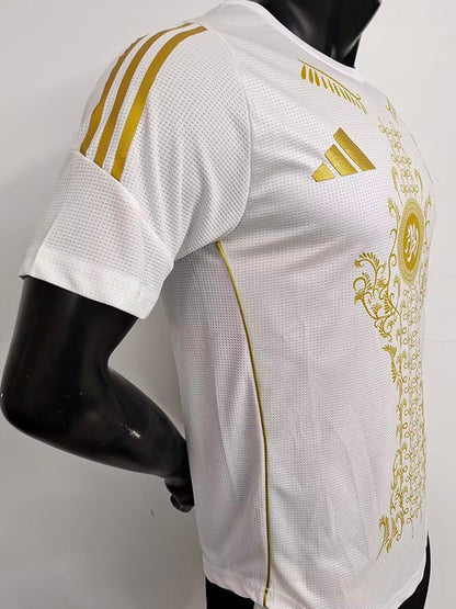 Maillot d'entraînement Algérie Blanc Édition Spéciale Joueur 24-25 #35