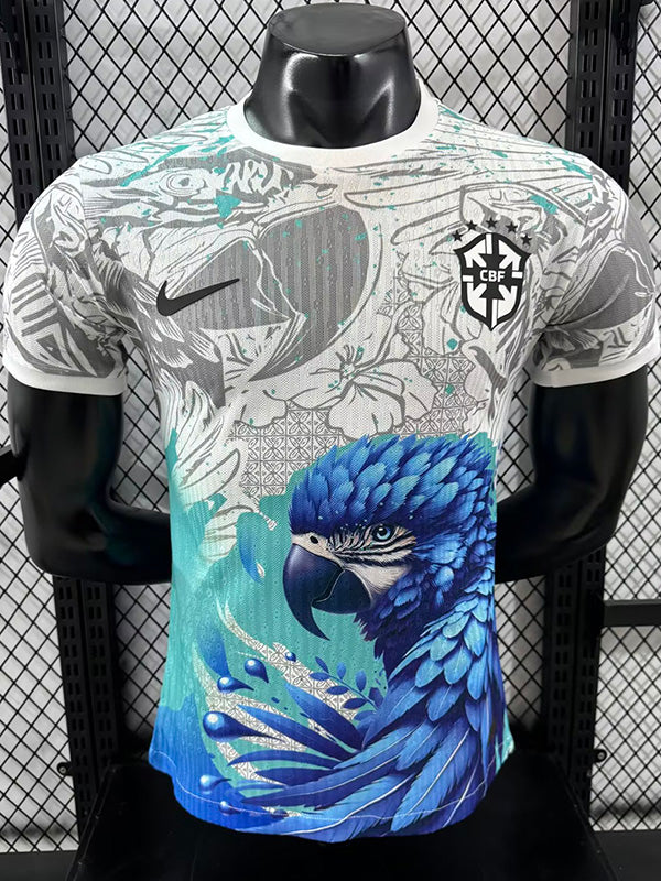 Maillot de football Brésil gris bleu édition spéciale 25-26