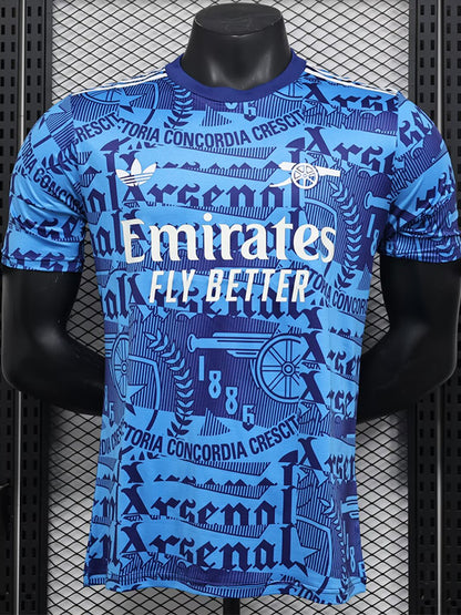 Maillot de football bleu édition spéciale ARS 25-26, version joueur