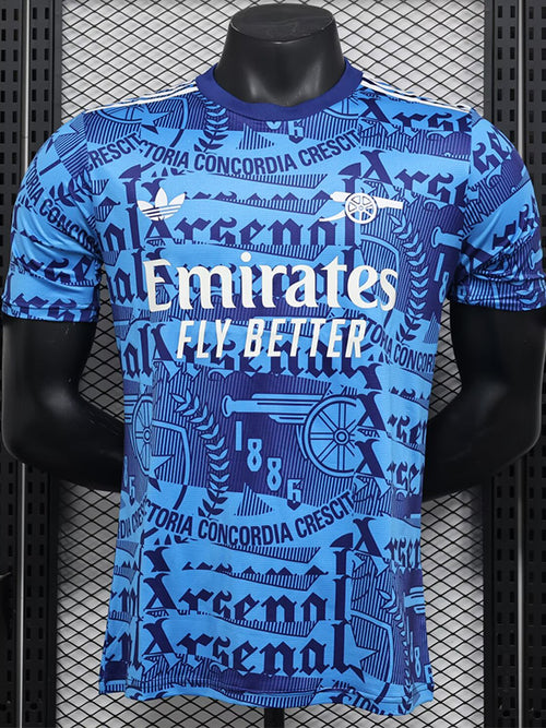 Maillot de football bleu édition spéciale ARS 25-26, version joueur