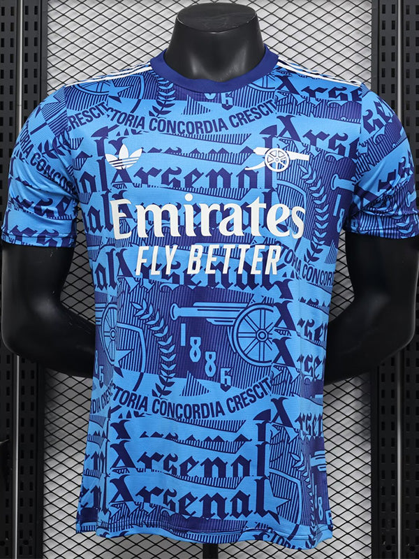 Maillot de football bleu édition spéciale ARS 25-26, version joueur