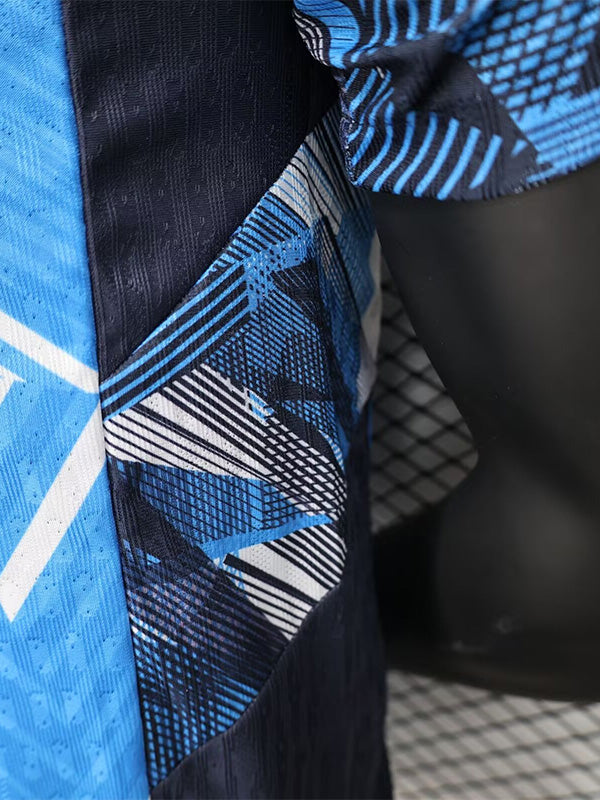 Maillots d'entraînement bleus Napoli 24-25, version joueur