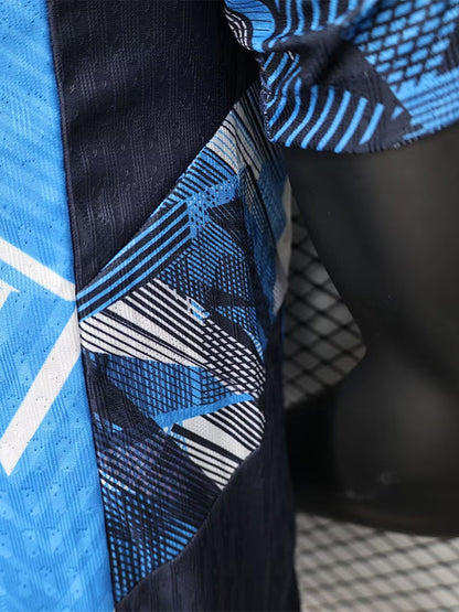 Maillots d'entraînement bleus Napoli 24-25, version joueur