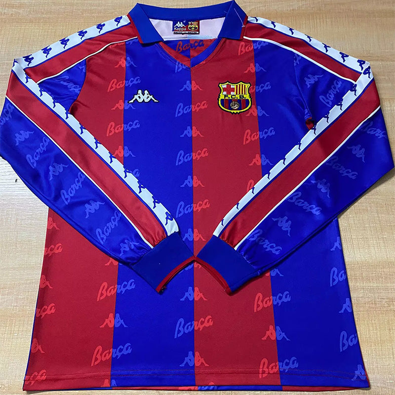 Maillot de football rétro à manches longues BAR Home 1992-1995