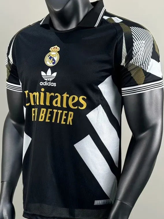 25-26 Chemises d'entraînement RMA Black Special Edition Player Version