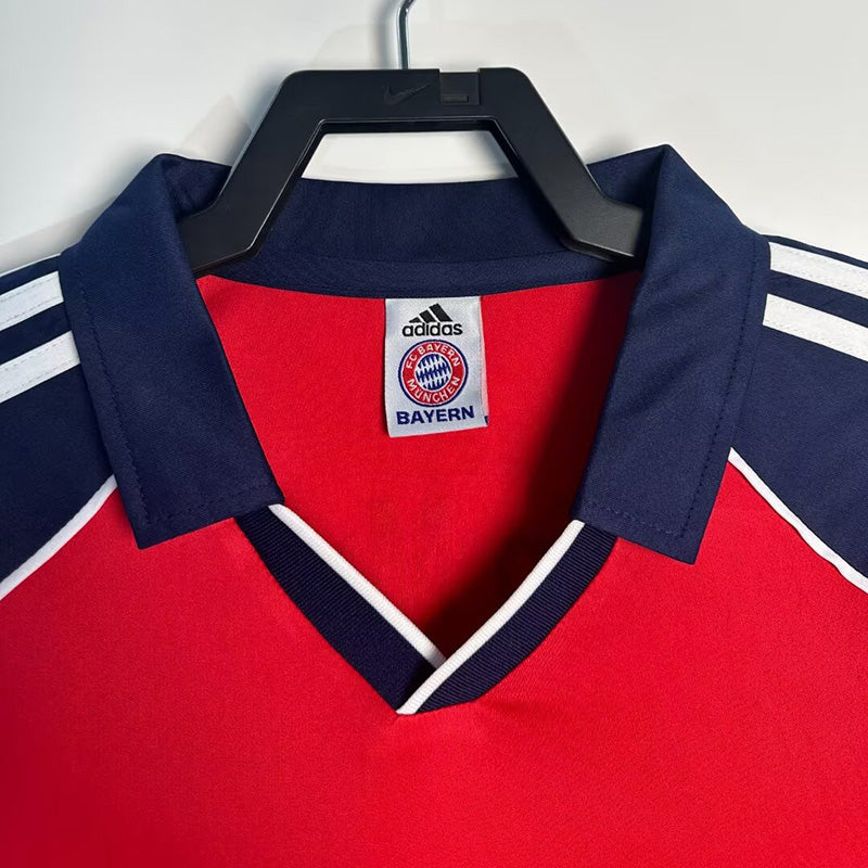 Maillot de football rétro domicile du Bayern Munich 2000-2001